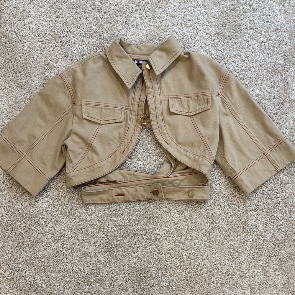 Jacquemus Cropped Cargo Jacket